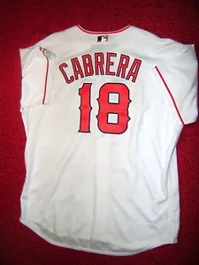 ORLANDO CABRERA Autographed Angels Jersey Sz 56 - Picture 1 of 5