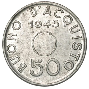 ITALIA Gettone DOPOLAVORO MAGNAGHI MENSA 1945 - ERRORE Non Forato ERROR No Hole - Picture 1 of 2