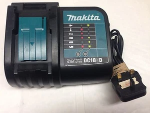 GENUINE MAKITA BATTERY CHARGER DC18SD in good working order B/B - Picture 1 of 1