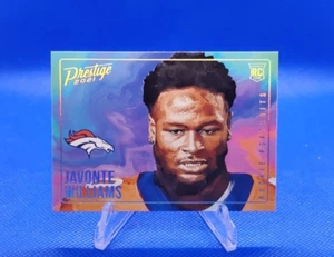 🔵 2021 Prestige JAVONTE WILLIAMS Rookie Portraits Case Hit SSP RC Cowboys - Foto 1 di 2