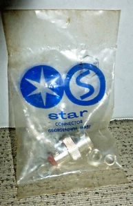 (1 PK) BNC Male Clamp Connector for RG174/U RG179 RG316 LMR100 Cable-Vintage - Zdjęcie 1 z 3