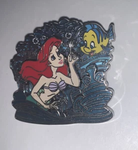 Disney Ariel Flounder Le 500 Park Pack 2017 Little Mermaid Pin - Picture 1 of 1