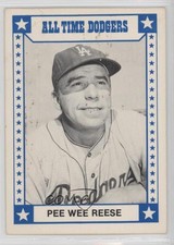 1980 TCMA All Time Brooklyn/Los Angeles Dodgers Blue Back Pee Wee Reese HOF