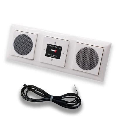 BUSCH JÄGER DAB+ Radio 8215U-101 + 2x Lautsprecher Balance Si - Bild 1 von 2