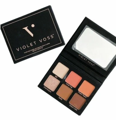 Violet Voss Eye Shadow Palette & Pressed Pigment Palette Mirrored with 6 Colors - Image 1 of 4