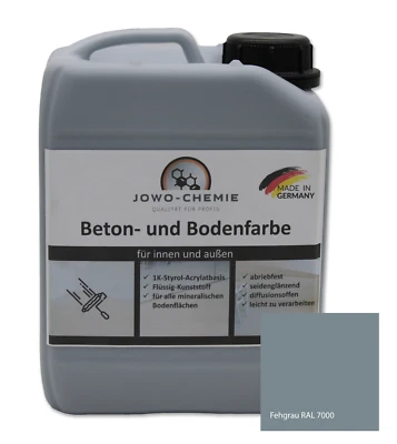 Bodenfarbe Betonfarbe Estrichfarbe Garagenfarbe in allen RAL-Tönen ab 8,87€/kg - Bild 1 von 4
