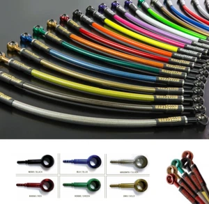 ACCOSSATO KIT TUBI FRENO TRECCIA DIRETTI 3 TUBI YAMAHA YZF R6 1998-2002 - Imagen 1 de 2