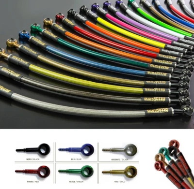 ACCOSSATO KIT TUBI FRENO TRECCIA STANDARD APRILIA RS 125 1999-2005 - Immagine 1 di 2