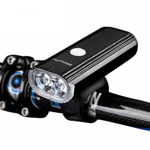 LED Headlight 4400mAH Battery 1000Lumen 360Degree Rotation Cycling Front Lantern