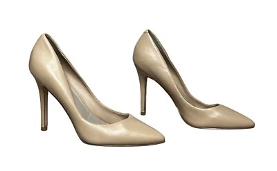 Zapatos de salón Charles by Charles David Maxx de cuero beige tostado moderno femenino 6M Foto 1 de 4