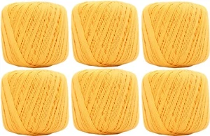 SIX PK OF COTTON CROCHET THREAD 30 COLOR OPTIONS SIZE 3 - 50G - THREADART - Picture 1 of 37