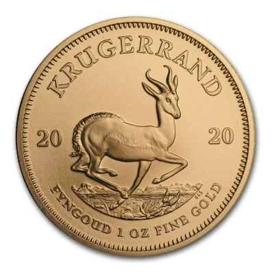 CH/GEM BU 1 OZ. 2020 Gold South African Krugerrand Coin 1 Ounce of Gold - Image 1 of 2
