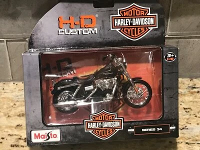 Maisto HD Custom Series 34 2006 Dyna Street Bob nuevo en caja 1:18 Foto 1 de 2