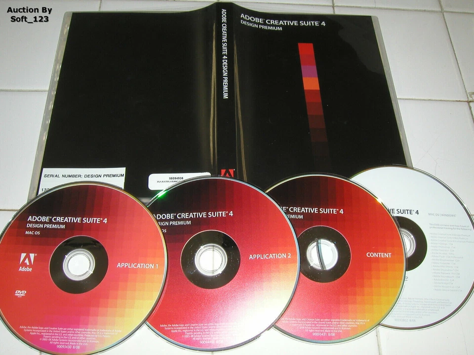 Adobe Creative Suite 4 CS4 Design Premium For MAC Full Retai DVD Version - Image 1 of 4