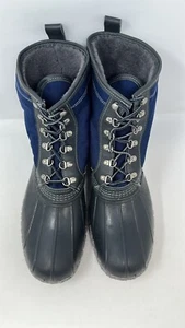 L.L. Bean 8" Bean Boots Shearling Lined Men’s Size 14M Insulated Lace Up Duck - Picture 1 of 17