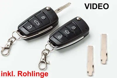 ZV77 Klappschlüssel Funk-Fernbedienung für VW Polo 9N  BJ. 01-09 Einbauanleitung - Bild 1 von 4