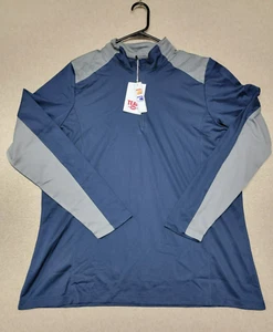 Neu mit Etikett ~ Team 365 Damen 2XL Performance marineblau grau 1/4-Reißverschluss feuchtigkeitsableitend - Bild 1 von 7