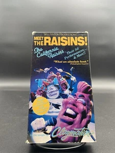Meet The Raisins! 1988 The California Raisins In Claymation VHS - Imagen 1 de 4