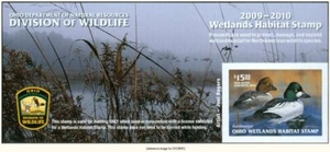 D2K Ohio Duck Stamp 2009 $15.00 minisheet - Picture 1 of 1