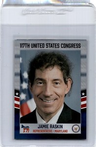 2021 United States Congress Fascinating Cards Chrome Colorado  Jamie Raskin