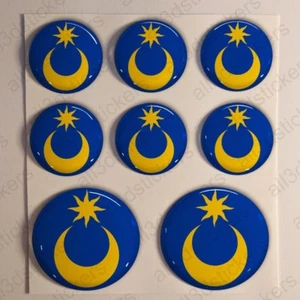 Pegatinas Portsmouth Pegatina Bandera Resina Vinilo Relieve Inglaterra UK - Imagen 1 de 1