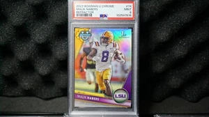 Bowman U 2023 cromo - Malik Nabers - refractor - #74 gema como nueva PSA 9 POP 23 - Imagen 1 de 6