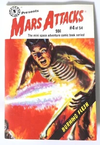 Pocket Comics Presents Mars Attacks #4 of 54 Minicomics "Burning Flesh" (1988) - Picture 1 of 3