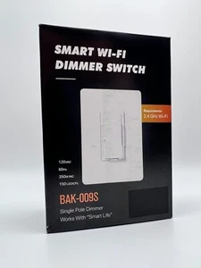 Smart WI-FI Dimmer Switch, Mobile or Voice Control, Timer, Brightness Adjustment - Picture 1 of 6