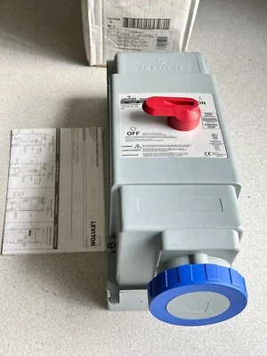 NEW LEVITON 4100MI9W 100-Amp Circuit-Lock Mechanical Interlock 250V 3 Phase 3W4P - Image 1 of 4