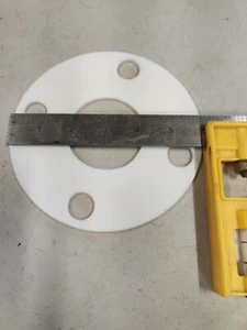 Teflon Flanschdichtung: 2 Zoll Rohrgröße, 6 Zoll Außendurchmesser, 1/8 Zoll - Bild 1 von 1