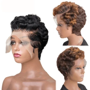 Highlight Colored Short Pixie Cut Bob - Picture 1 of 11