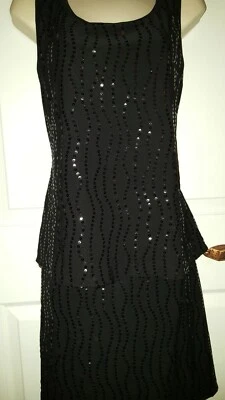 Top de lentejuelas sin mangas Randolph Duke y falda lápiz de lentejuelas talla 16 nuevo sin etiquetas Foto 1 de 4