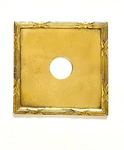 10 x ART DECO REED & RIBBON SOLID BRASS TOGGLE SINGLE GANG LIGHT SWITCH COVER - Picture 1 of 2