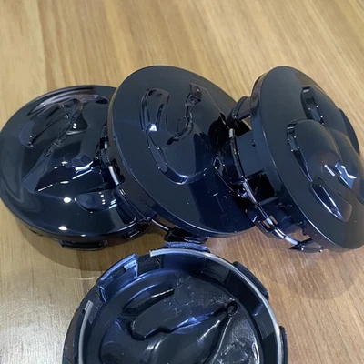 For Ram 1500 2013-2019 Gloss Black Wheel Hub Center Caps Covers 63mm 4PCS Set - Image 1 of 4