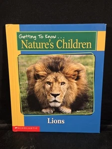 Getting to Know Nature's Children Lions & Pandas Hardcover Book 1988 - Picture 1 of 10