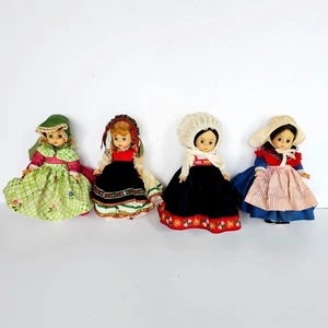 Madame Alexander International Puppen 4er Set Dänemark Polen Norwegen Belgien 1551 - Bild 1 von 14