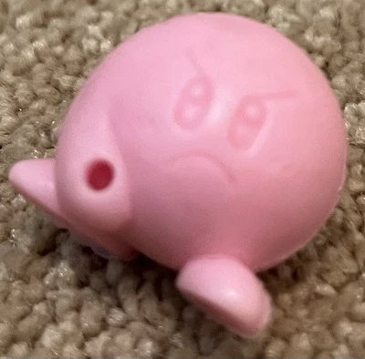Boneco de borracha vintage Nintendo Kirby Keshi - Kirby brinquedo pequeno rosa claro - Imagem 1 de 4