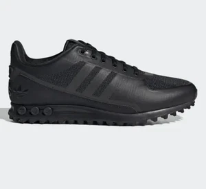 Adidas Originals LA Trainer 11 Scarpe da Ginnastica Uomo Nero (UK 8-9.5) Nuove di zecca - Foto 1 di 5