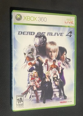 Dead or Alive 4 - 2005 Microsoft Xbox 360 CIB W/Manual - Tested and Working - Image 1 of 4