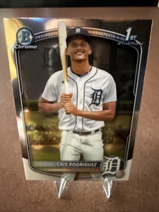 2025 Bowman Chrome 1st Cris Rodriguez BCP-250 Detroit Tigers 🔥 - Picture 1 of 2