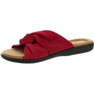 Array Womens Loma Purple Suede Slide Sandals Shoes 8 Narrow (AA,N) BHFO 3119 - Picture 1 of 3