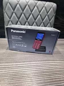 Teléfono móvil Panasonic KX-TU155 EXRN para ancianos, llamada prioritaria, botón grande - Imagen 1 de 7