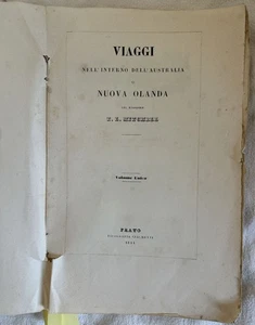 VIAGGI NELL'INTERNO DELL'AUSTRALIA O NUOVA OLANDA LIVINGSTONE MITCHELL 1844 - Foto 1 di 5