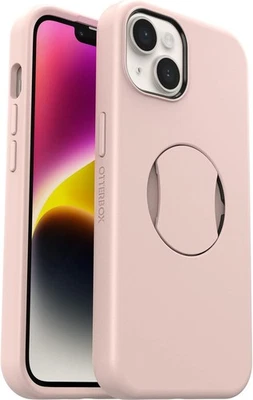 Funda OtterBox OTTERGRIP Serie Symmetry para iPhone 14 y iPhone 13 - Rosa Foto 1 de 4