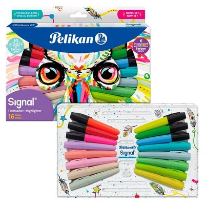 Pelikan Signal Textmarker farbsortiert, 16 St. - Bild 1 von 4