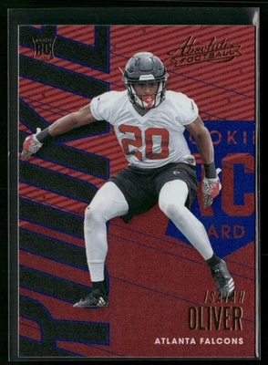 Isaiah Oliver 2018 Panini Absolute #146 Rookie Red Atlanta Falcons - Image 1 of 2