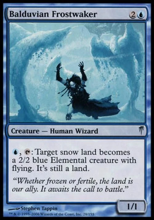 Balduvian Frostwaker - Light Play MTG Coldsnap - Image 1 of 1