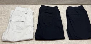 3 Pair Christopher Banks SIGNATURE COMFORT FIVE POCKET BLACK Beige CAPRI SIZE 4 - Picture 1 of 11