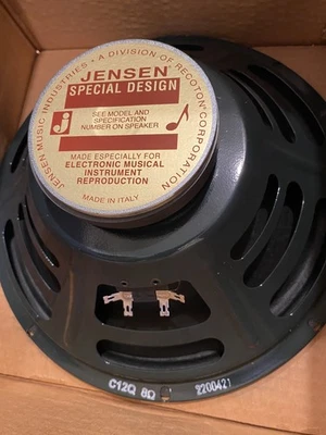 Altavoz Cerámico Jensen Vintage C12Q, 8 Impedancias, Reedición 2004, 12" - Caja Abierta Foto 1 de 4