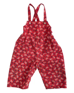 Vtg Handmade 70s BABY OVERALLS Bicentennial 1776 Patriotic American Revolution - Picture 1 of 11